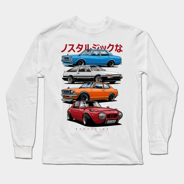 JDM mix Long Sleeve T-Shirt by Markaryan